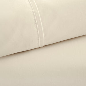415 Thread Count Percale Bed Sheet Set | Ivory
