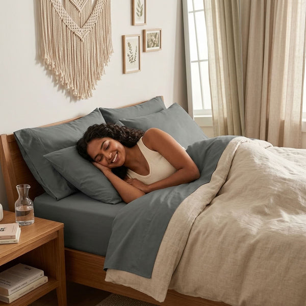285 Thread Count Percale Bed Sheet Set | Nightwish