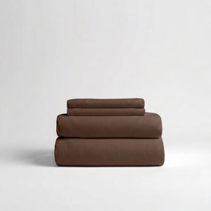 600 Thread Count Sateen Bed Sheet Set | Chocolate