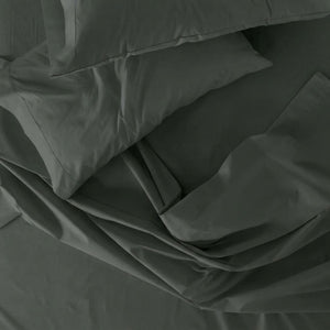 285 Thread Count Percale Bed Sheet Set | Beluga