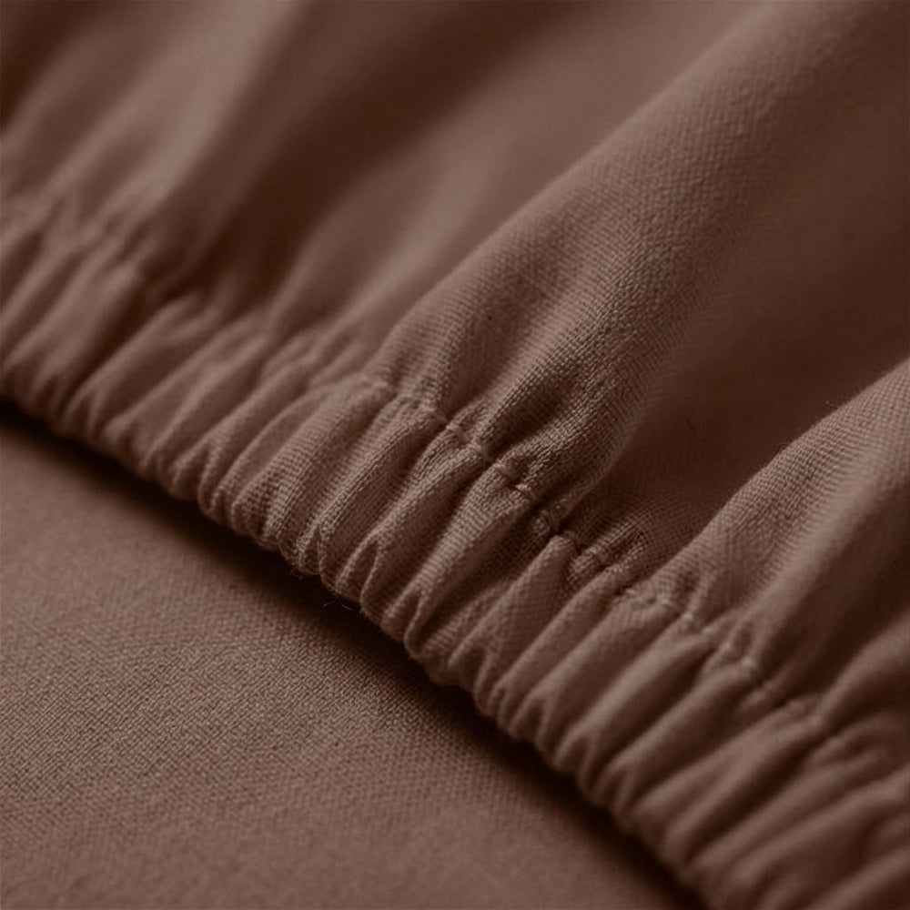 600 Thread Count Sateen Bed Sheet Set | Chocolate