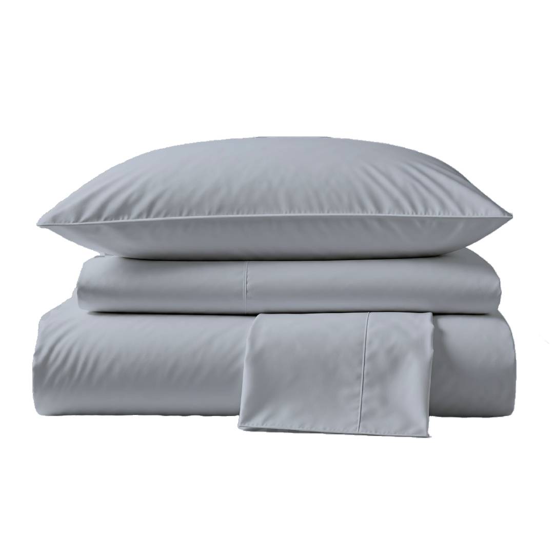 600 Thread Count Sateen Bed Sheet Set | Slate