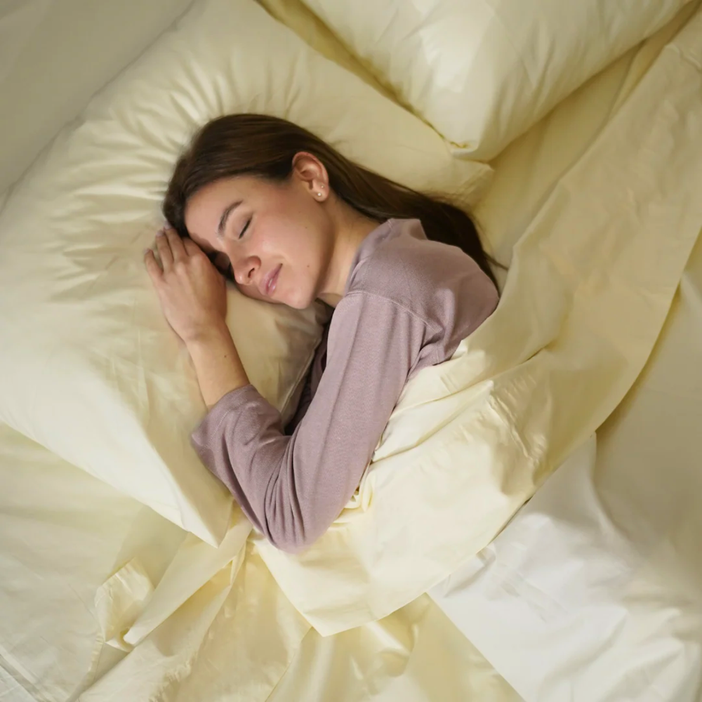 800 Thread Count Sateen Bed Sheet Set | Ivory