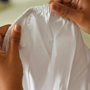 600 Thread Count Sateen Bed Sheet Set | White