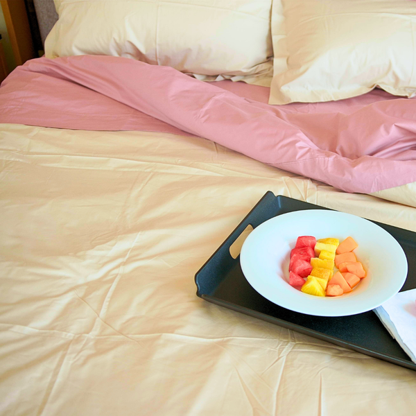 285 Thread Count Percale Duvet Cover Set | Ivory