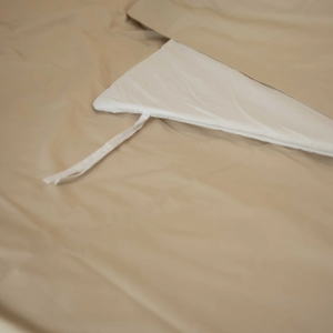 415 Thread Count Percale Duvet Cover Set | Latte