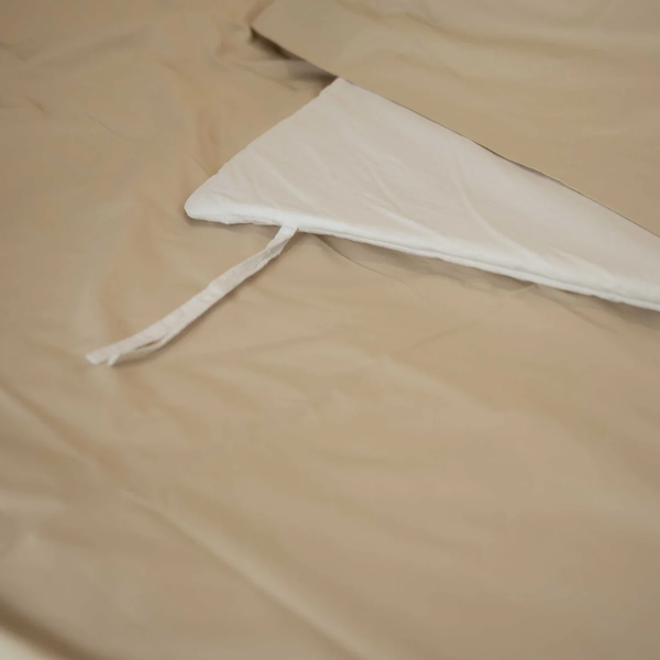 415 Thread Count Percale Duvet Cover Set | Latte