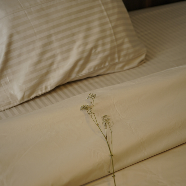 415 Thread Count Percale Duvet Cover Set | Latte