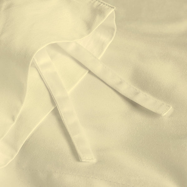 415 Thread Count Percale Duvet Cover Set | Ivory