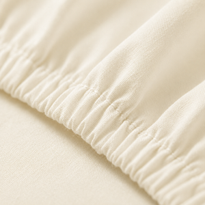 600 Thread Count Sateen Bed Sheet Set | Ivory