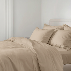 415 Thread Count Percale Bed Sheet Set | Latte