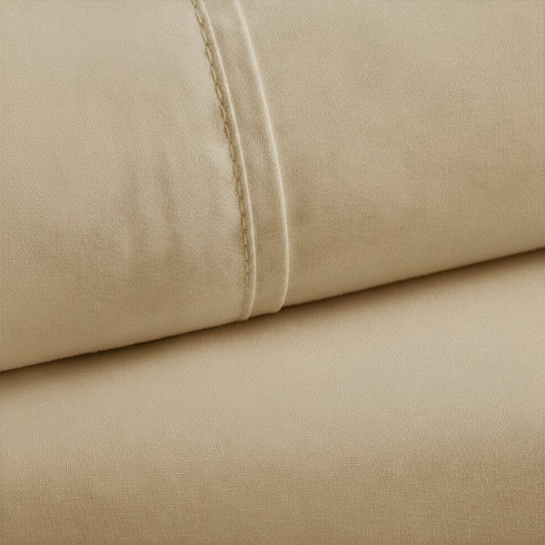 415 Thread Count Percale Bed Sheet Set | Latte