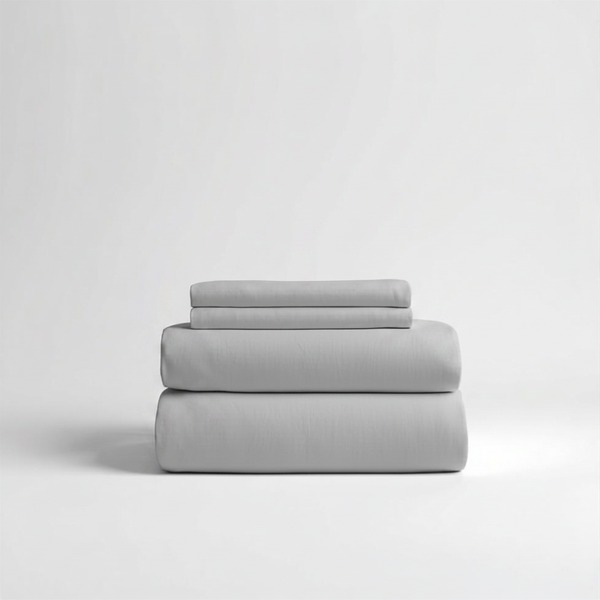 600 Thread Count Sateen Bed Sheet Set | Slate