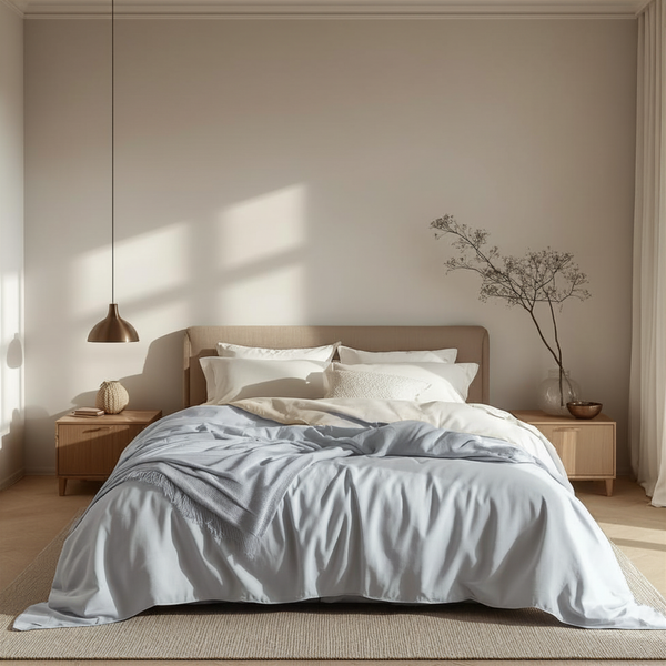 600 Thread Count Sateen Bed Sheet Set | Slate