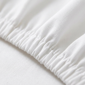 600 Thread Count Sateen Bed Sheet Set | White
