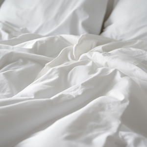 600 Thread Count Sateen Bed Sheet Set | White