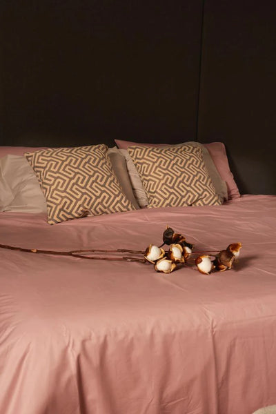 415 Thread Count Percale Duvet Cover Set | Rose Gold