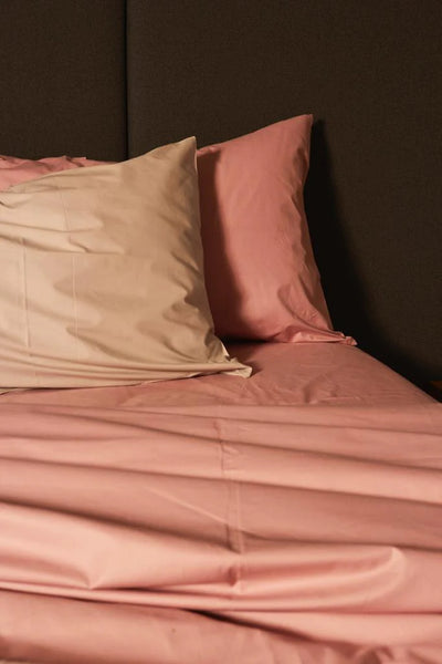 415 Thread Count Percale Duvet Cover Set | Rose Gold