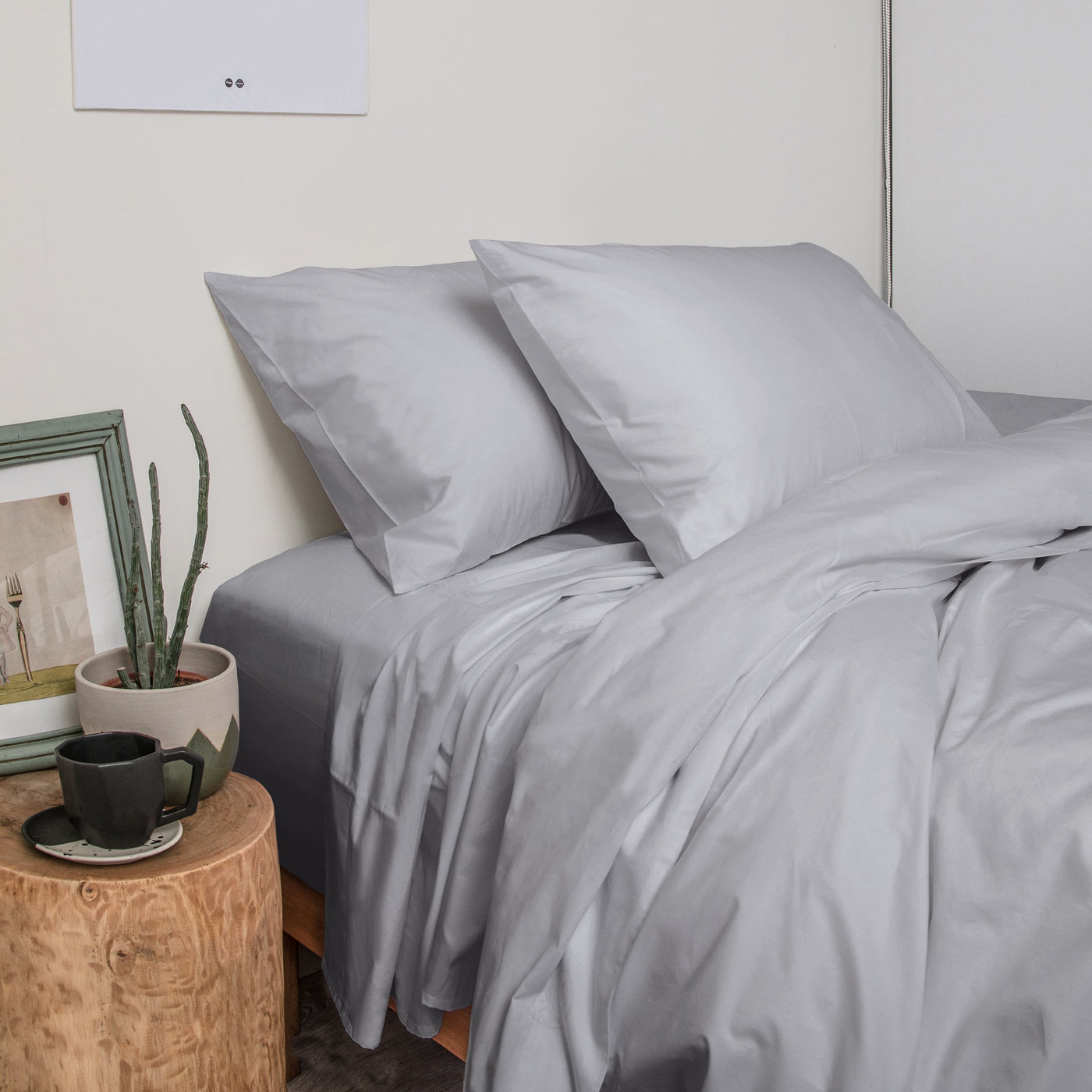 415 Thread Count Percale Bed Sheet Set | Slate