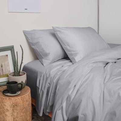 415 Thread Count Percale Bed Sheet Set | Slate