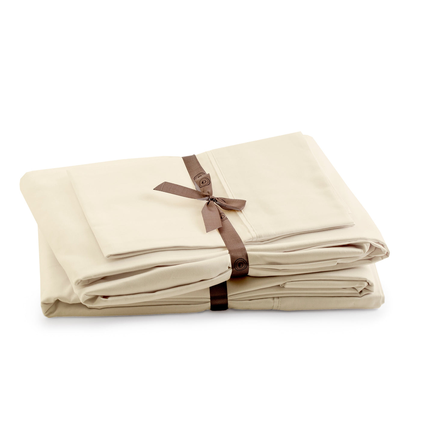 415 Thread Count Percale Bed Sheet Set | Ivory