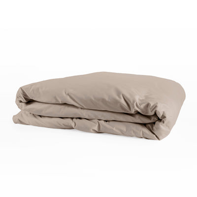415 Thread Count Percale Duvet Cover Set | Latte