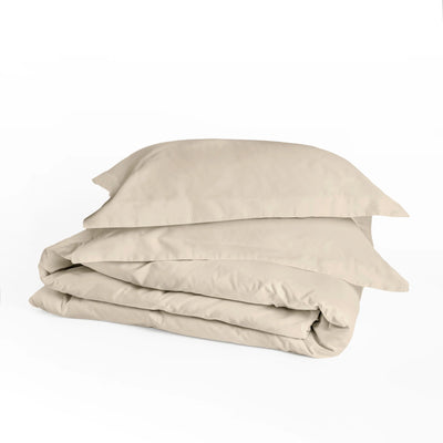 285 Thread Count Percale Duvet Cover Set | Ivory