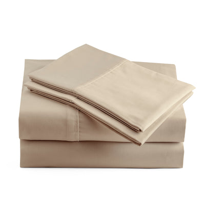 285 Thread Count Percale Bed Sheet Set | Latte